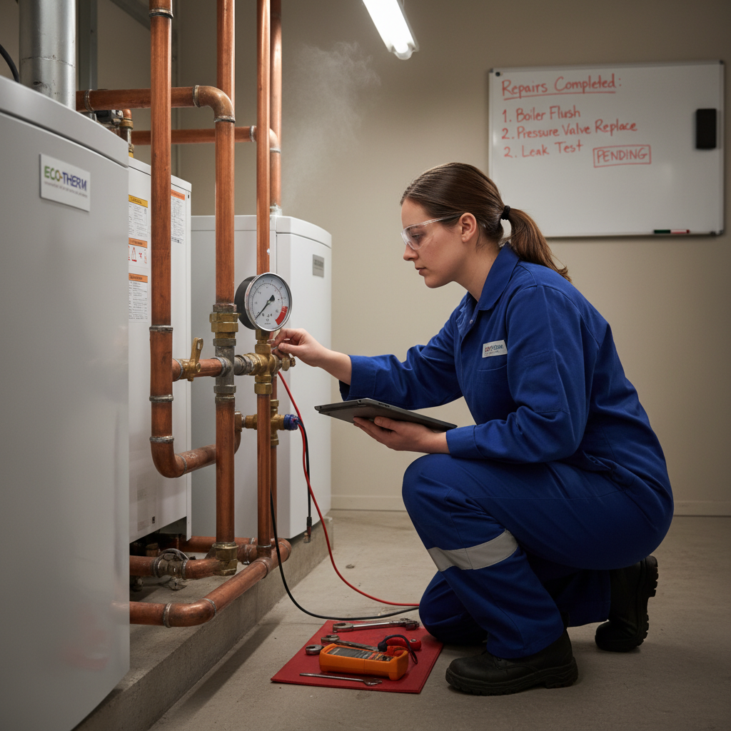 Heating pressure loss diagnosis