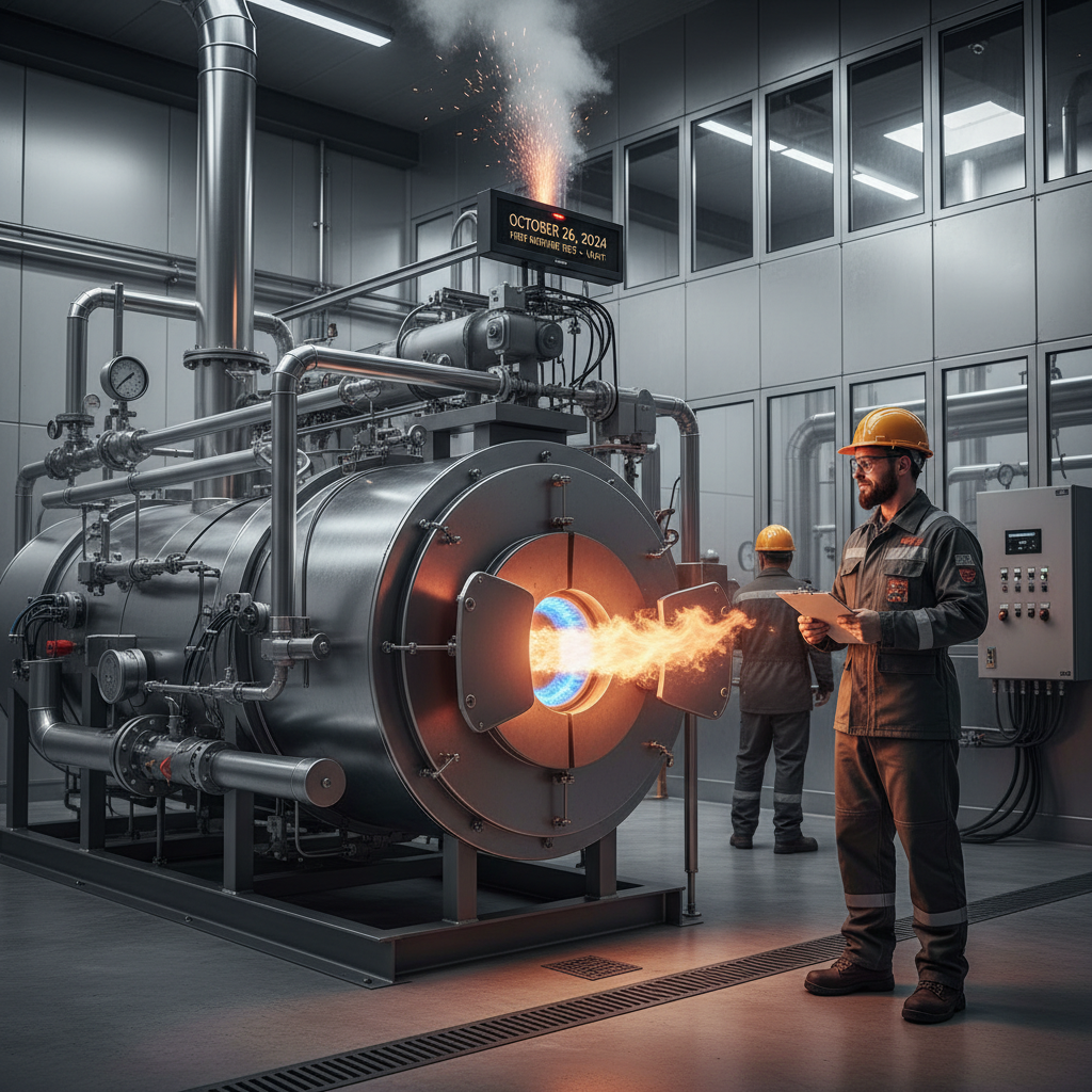 New boiler startup technician checking system in Alexandra Palace home