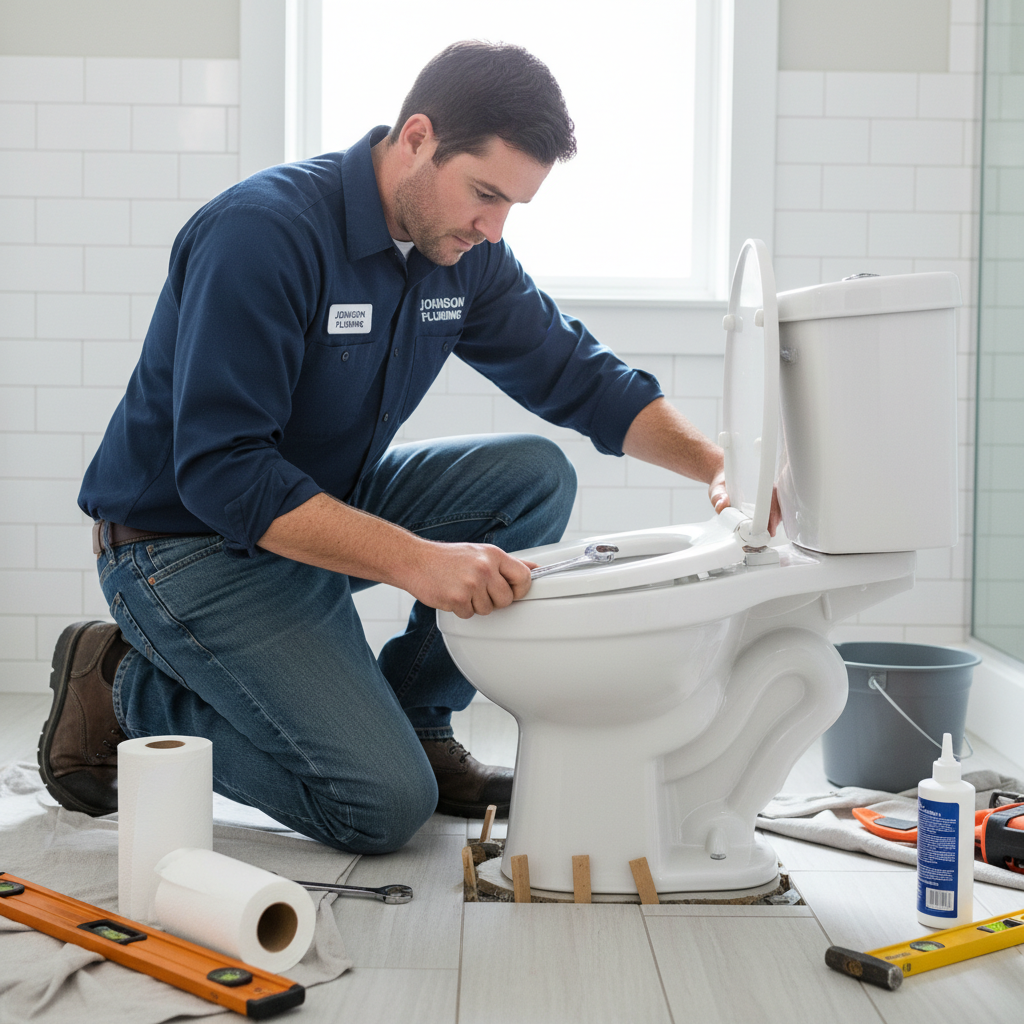 Loose or Wobbly Toilet Repair