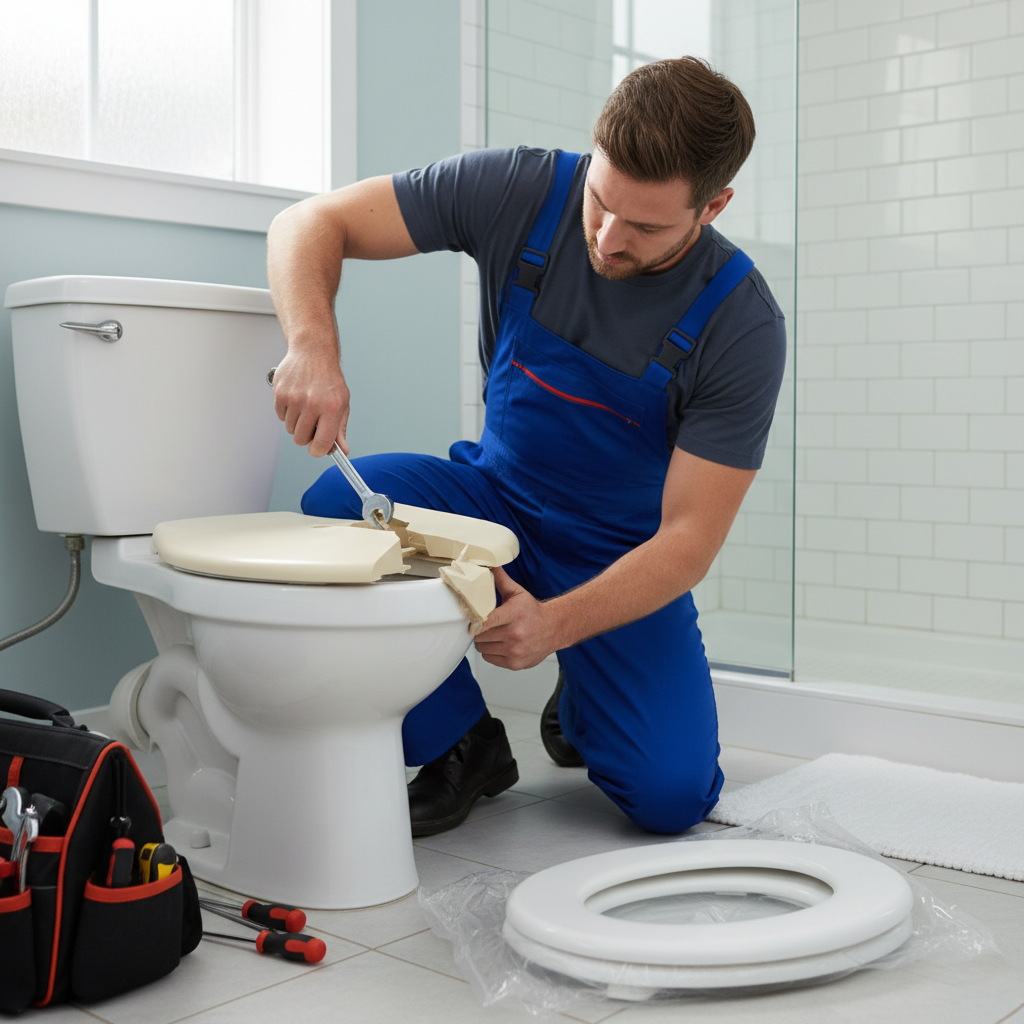 Cracked Toilet Bowl or Cistern Repair