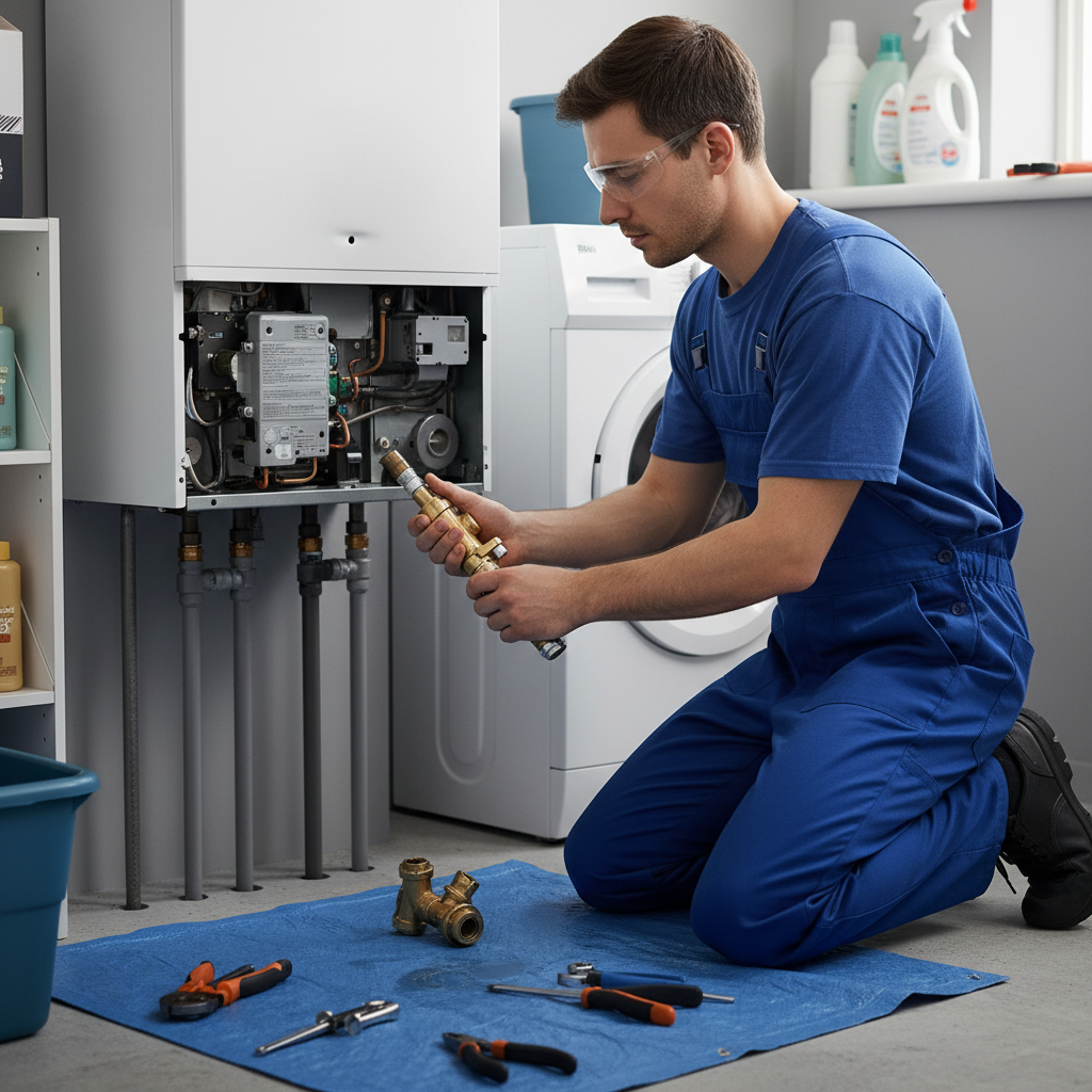 Boiler leaking repair